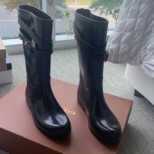 Coach rain boots